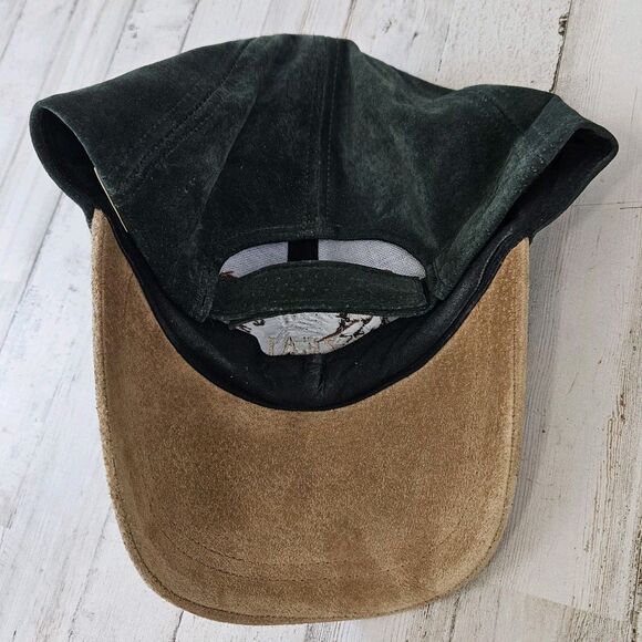 Hallifax New Zealand Kiwi Embroidered Suede Leather Hat Cap - Picture 4 of 6